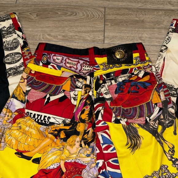 1990s Beatles Versace Jeans Couture Pants - Picture 10 of 10